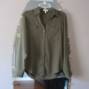 Express green portofino shirt